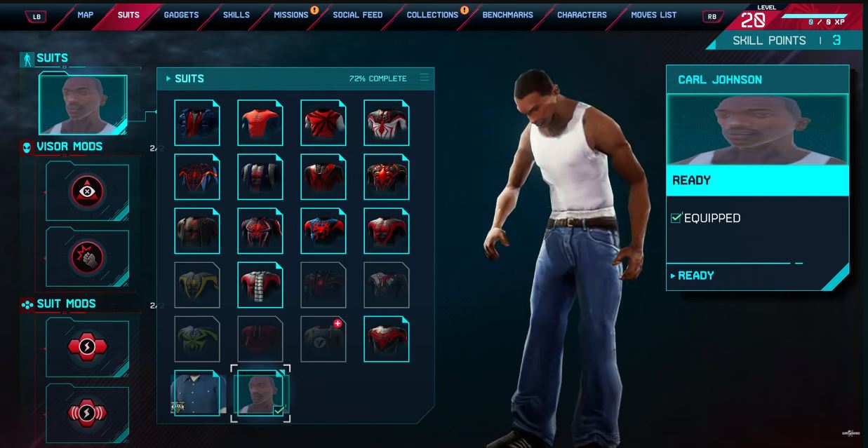 This Suit Is Not Compatible With Miles Morales Details